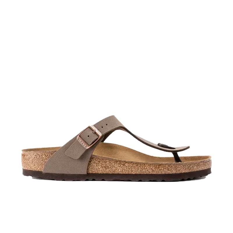 Sandalias Planas Mujer Birkenstock Gizeh Moka