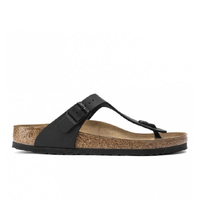 Sandalias Planas Mujer Birkenstock Gizeh Negro