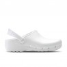 Zuecos Mujer Feliz Caminar Flotantes Blanco