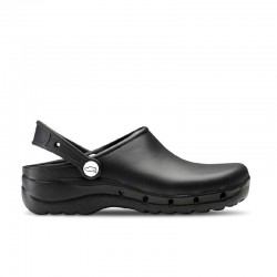 Zuecos Mujer Feliz Caminar Flotantes Negro