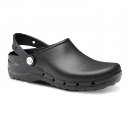 Zuecos Mujer Feliz Caminar Flotantes Negro