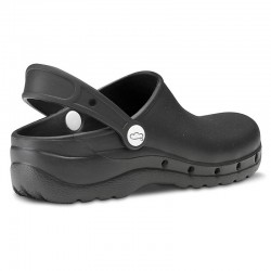 Zuecos Mujer Feliz Caminar Flotantes Negro