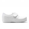 Zuecos Mujer Feliz Caminar Flotante Velc Blanco