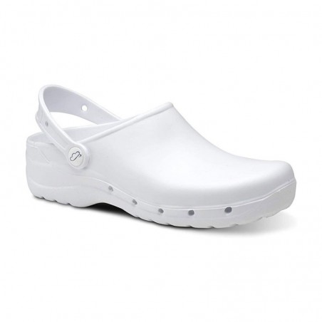 Zuecos Hombre Feliz Caminar Flotantes Blanco