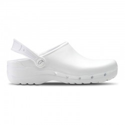 Zuecos Hombre Feliz Caminar Flotantes Blanco