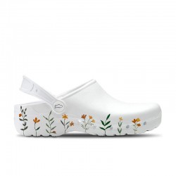 Zapatos Casual Mujer Feliz Caminar Flotantes Sprig Blanco