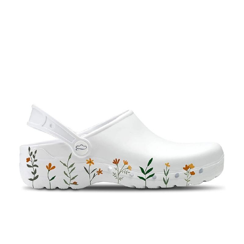 Zapatos Casual Mujer Feliz Caminar Flotantes Sprig Blanco