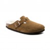 Zuecos Mujer Birkenstock Boston Cuero