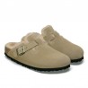 Zuecos Mujer Birkenstock Boston Taupe