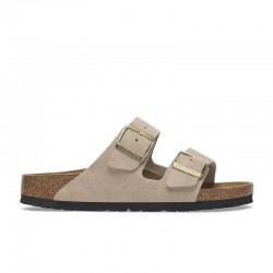 Sandalias Planas Mujer Birkenstock Arizona Leve Beig