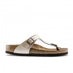 Sandalias Planas Mujer Birkenstock Gizeh Blanco