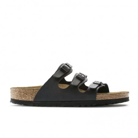 Sandalias Planas Mujer Birkenstock Florida Negro