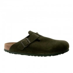 Zuecos Mujer Birkenstock Boston Leve Kaki
