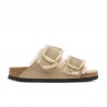 Sandalias Planas Mujer Birkenstock Arizona Shearlg Marron