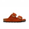 Sandalias Bio Mujer Birkenstock Arizona Big Buckle Naranja