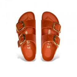 Sandalias Bio Mujer Birkenstock Arizona Big Buckle Naranja