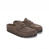 Zuecos Mujer Birkenstock Naples Wrapped Leve Taupe
