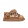 Botines Planos Mujer D.franklin Nordic Lite Sherpa Camel