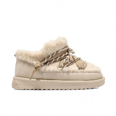 Botines Planos Mujer D.franklin Nordic Lite Sherpa Beig