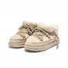 Botines Planos Mujer D.franklin Nordic Lite Sherpa Beig