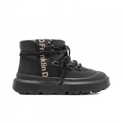 Botines Planos Mujer D.franklin Nordic Foam Bomb Taupe Negro