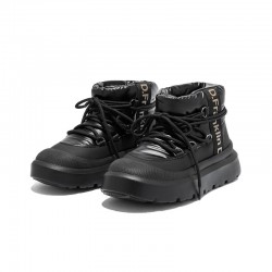 Botines Planos Mujer D.franklin Nordic Foam Bomb Taupe Negro