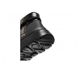 Botines Planos Mujer D.franklin Nordic Foam Bomb Taupe Negro