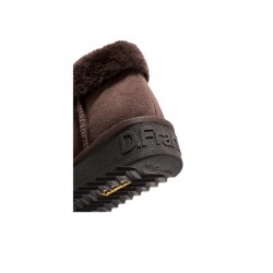 Botines Planos Mujer D.franklin Nordic Mid Fur Marron