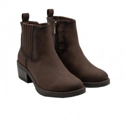 Botines de Tacón Mujer Mysoft 660 Marron