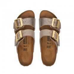 Sandalias Planas Mujer Birkenstock Sydney Taupe