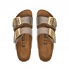 Sandalias Planas Mujer Birkenstock Sydney Taupe