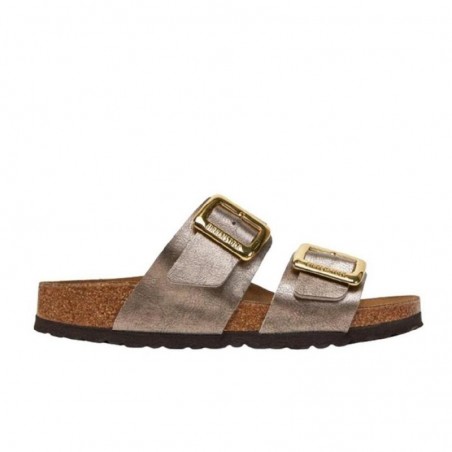 Sandalias Planas Mujer Birkenstock Sydney Taupe